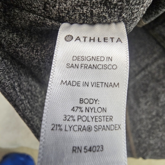 Athleta Salutation Powervita Capri Leggings Heathered Gray Size XS - Picture 10 of 11